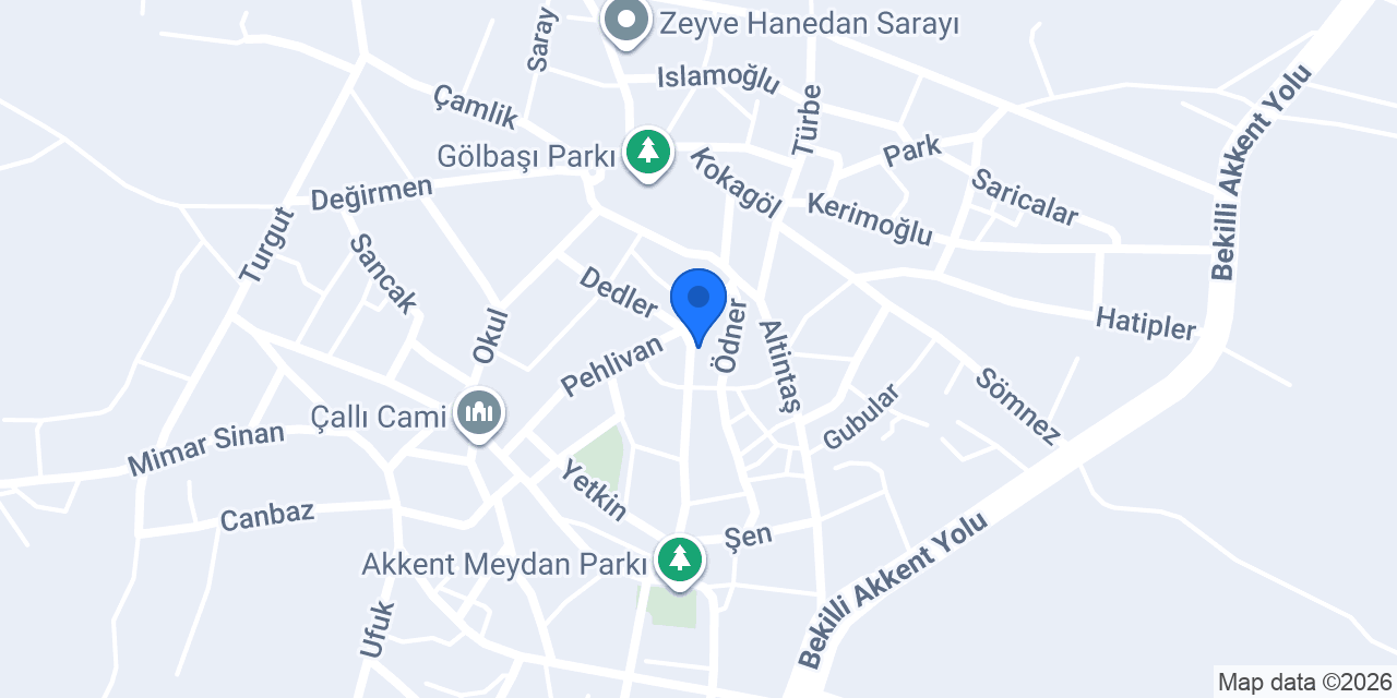 Ptt-akkent Şubesi konumu
