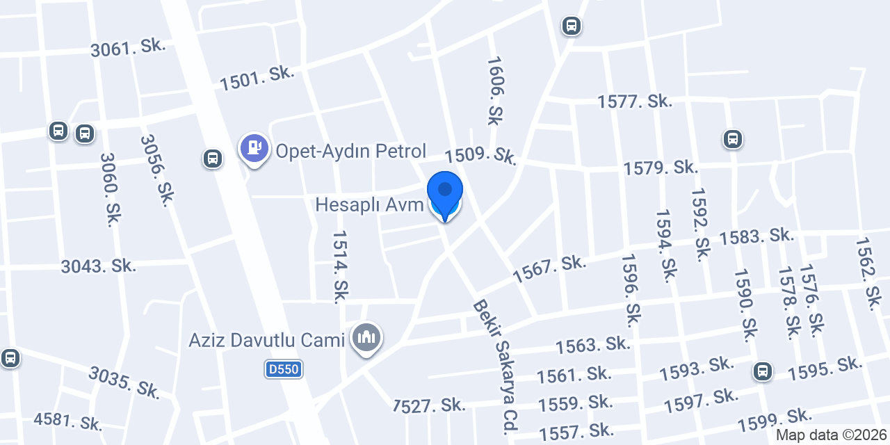 Hesaplı Avm konumu