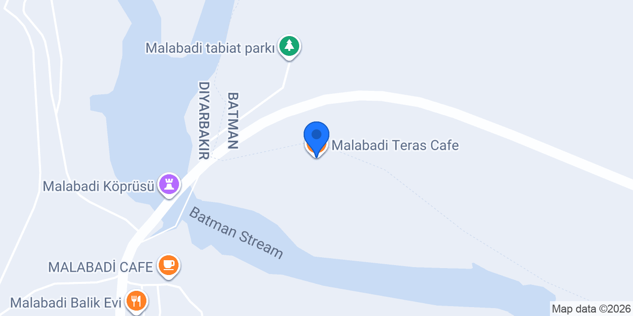Malabadi Teras Cafe konumu