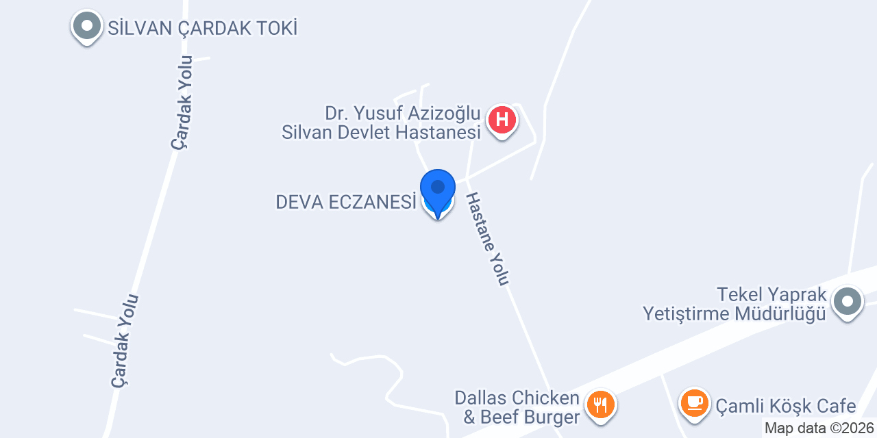 DEVA ECZANESİ konumu