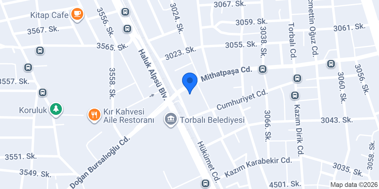 Torbalı Kaymakamlığı konumu