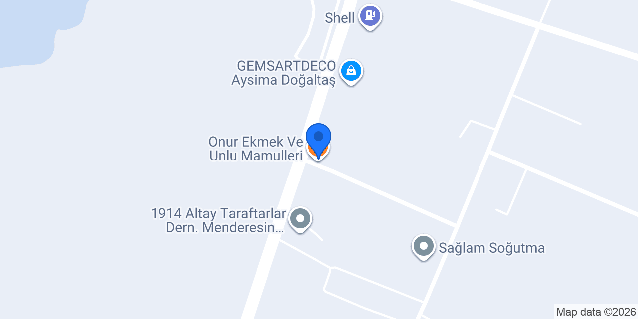 Onur Ekmek Ve Unlu Mamulleri konumu