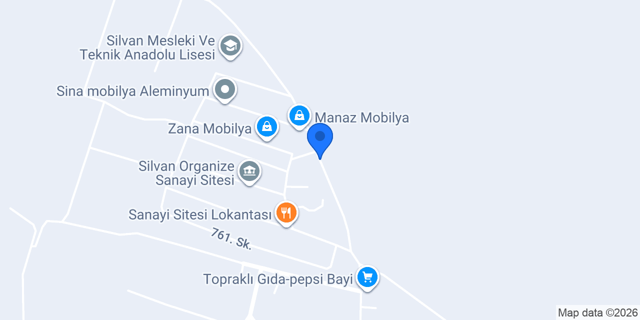 Şerzan mobilya konumu
