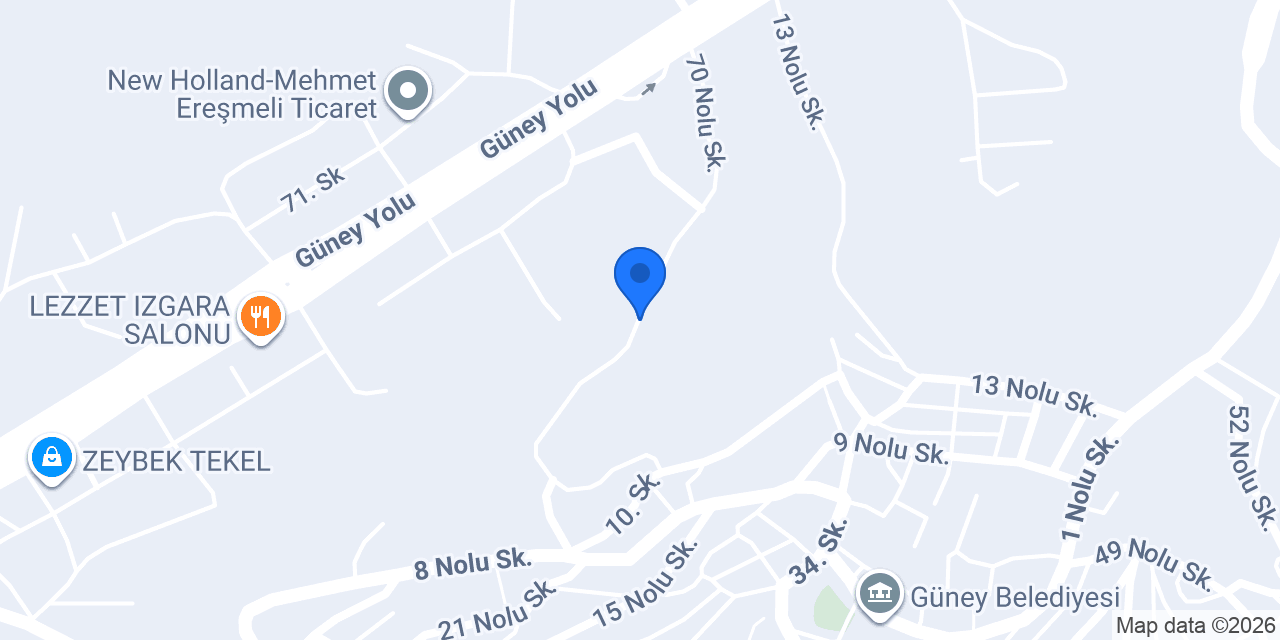 Ptt-güney Şubesi konumu