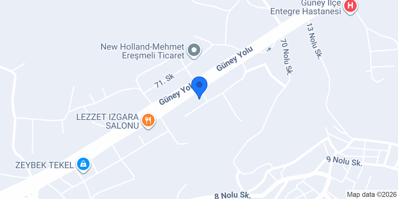 Güney Özbilen Sürücü Kursu konumu