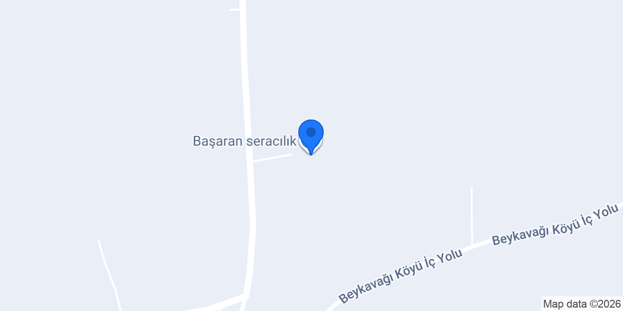 Başaran seracılık konumu