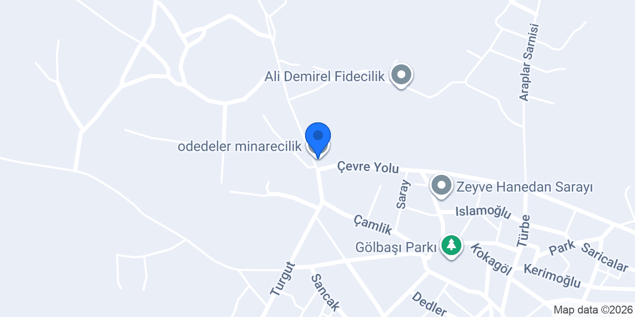 odedeler minarecilik konumu
