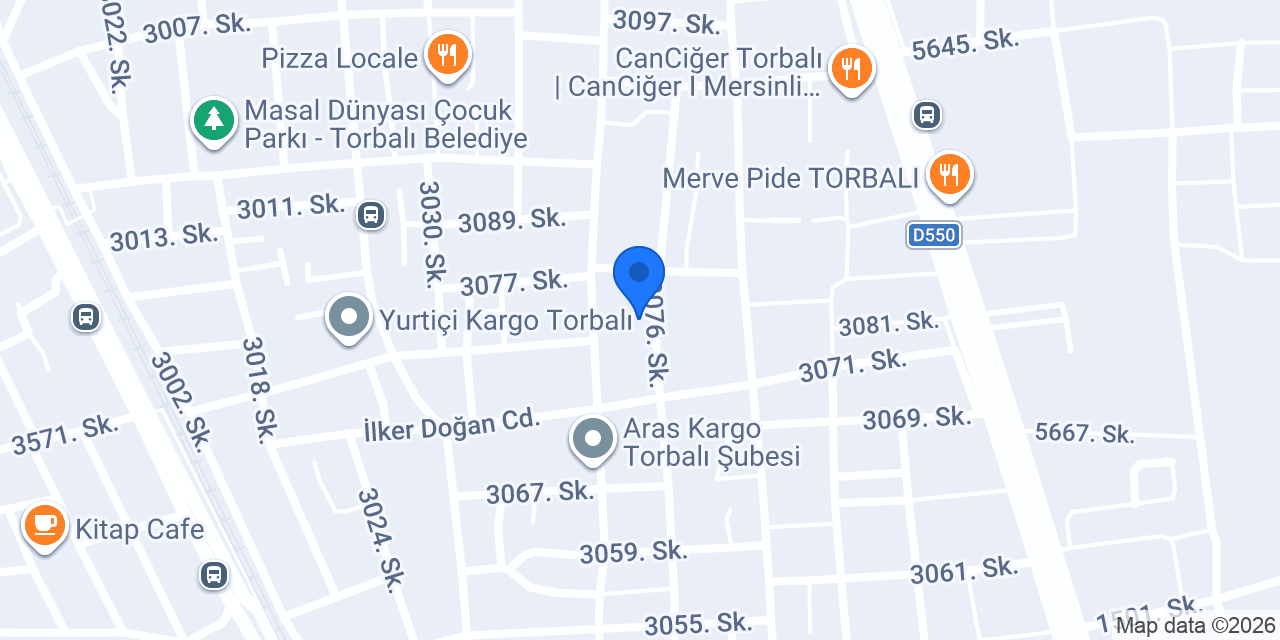 İzmir Çim Peyzaj konumu