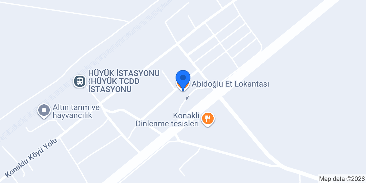 Abidoğlu Et Lokantası konumu