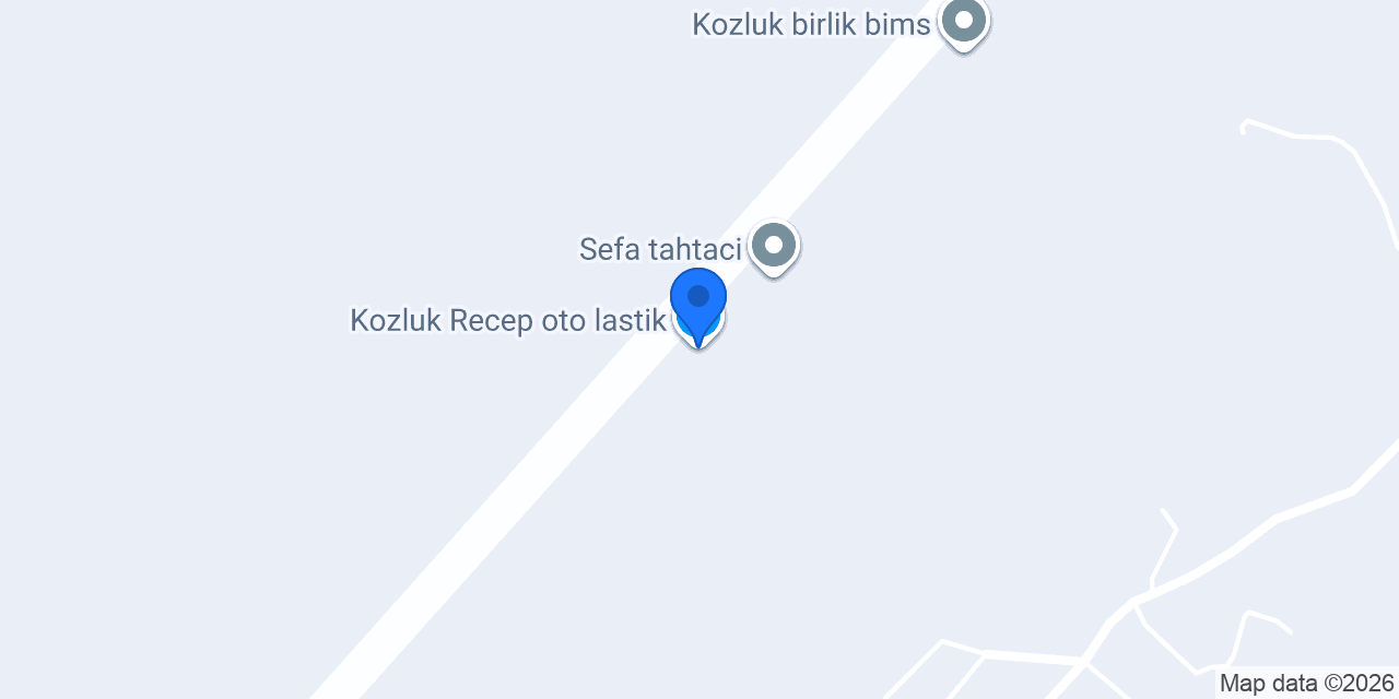 Kozluk Recep oto lastik konumu