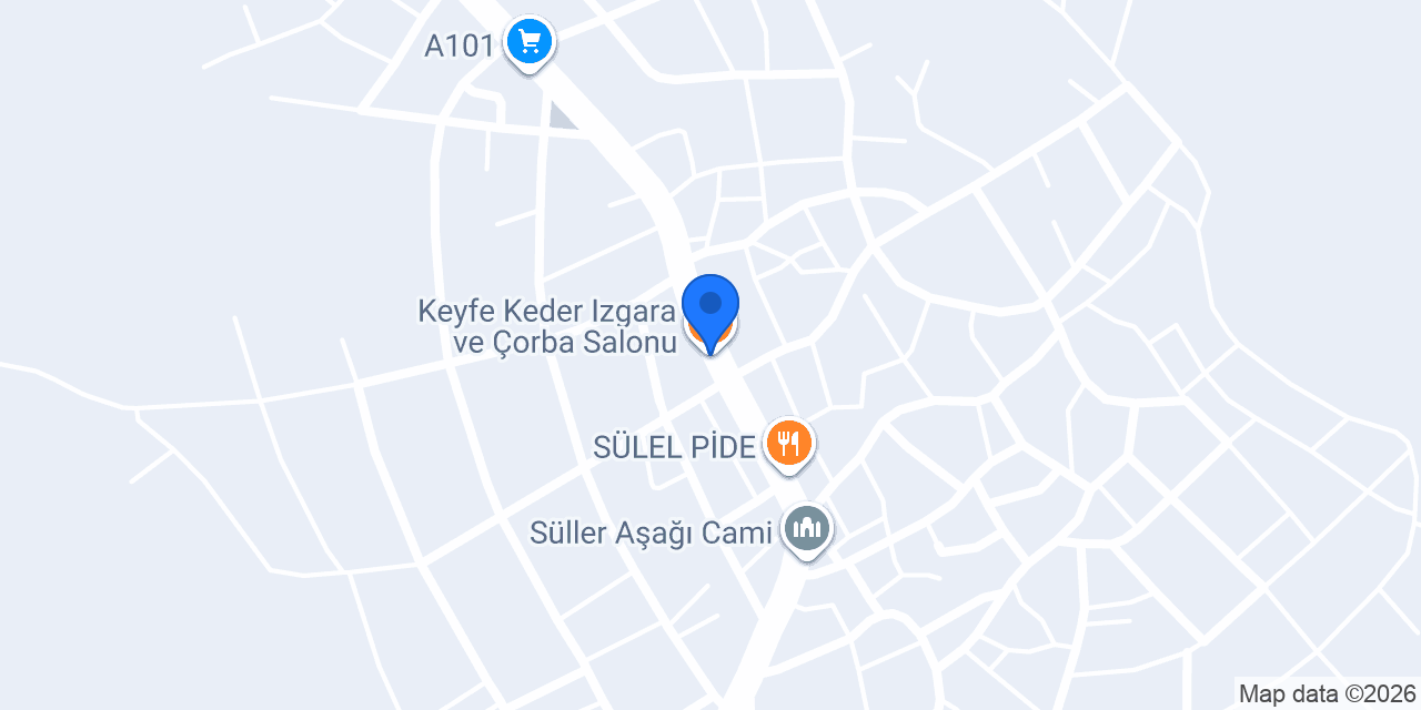 Keyfe Keder Izgara ve Çorba Salonu konumu
