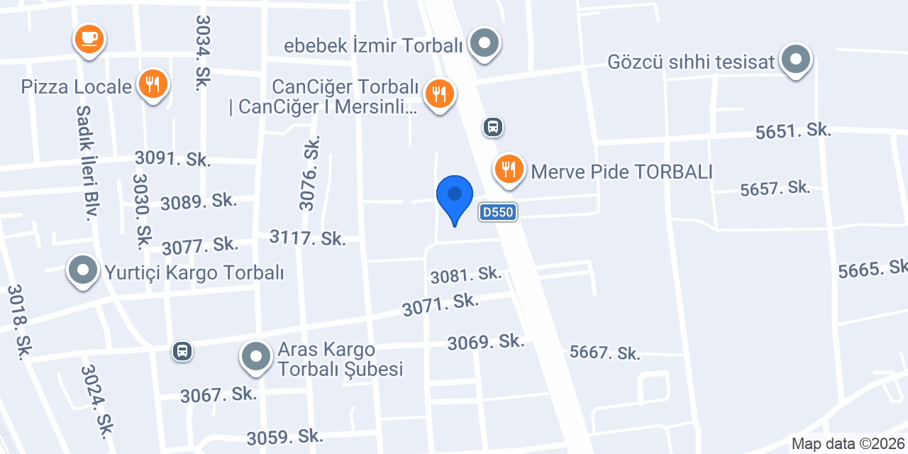 Av. Derya YALÇIN Hukuk Bürosu konumu