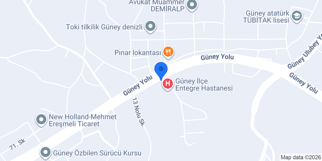 Güney Adliyesi konumu