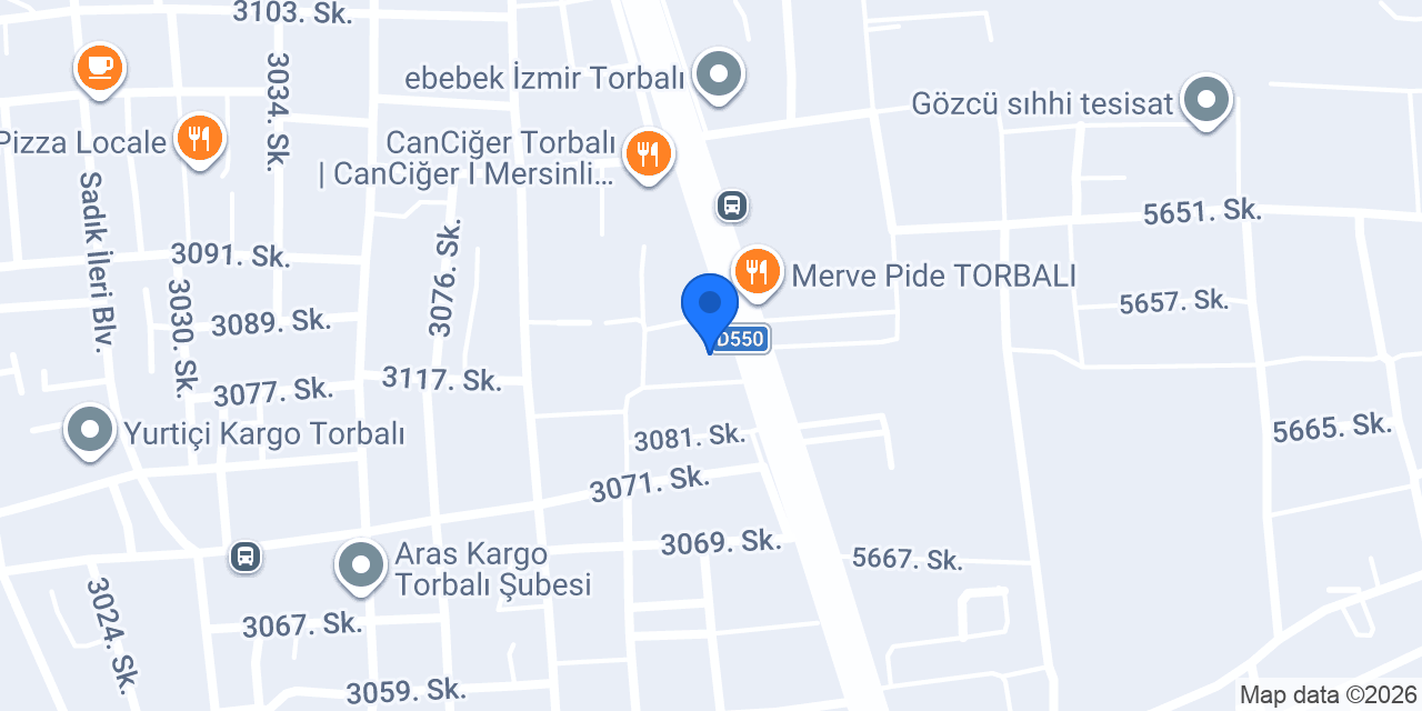 Özurfa Kebap Torbalı konumu