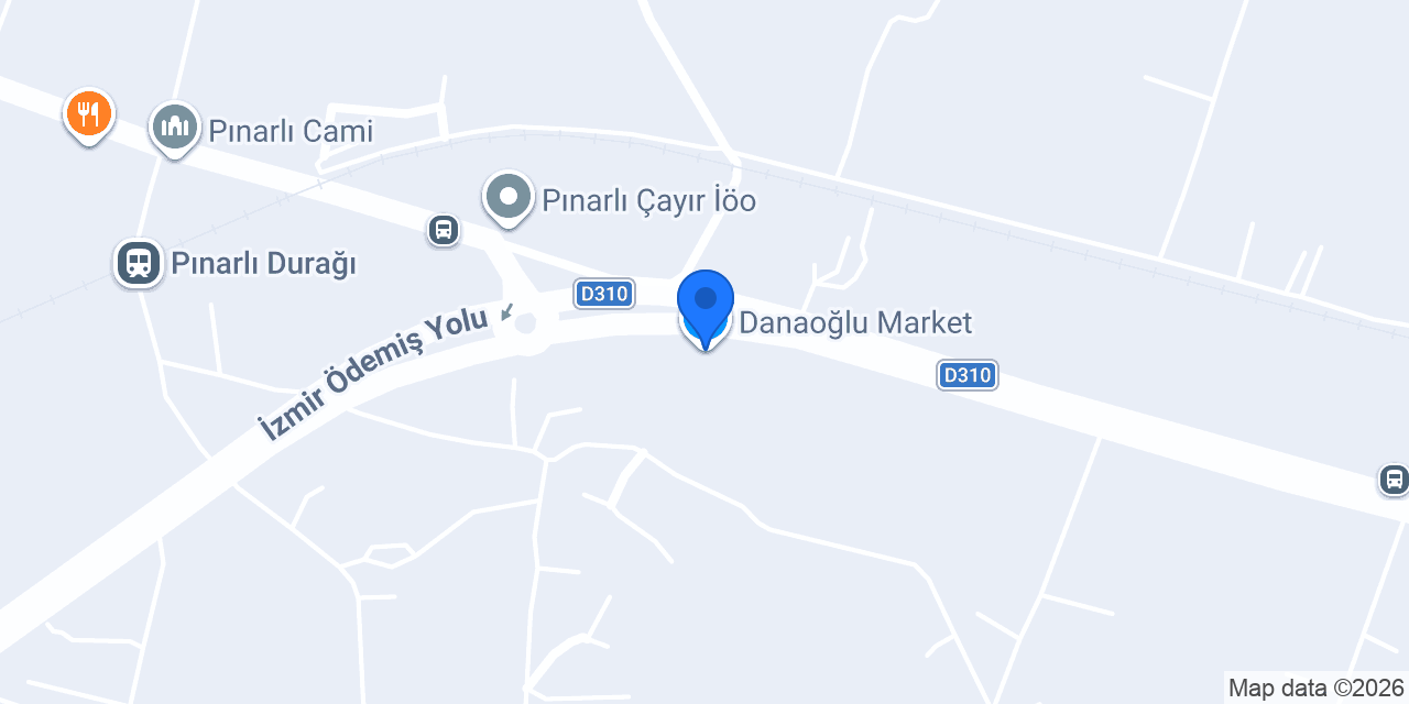 Danaoğlu Market konumu