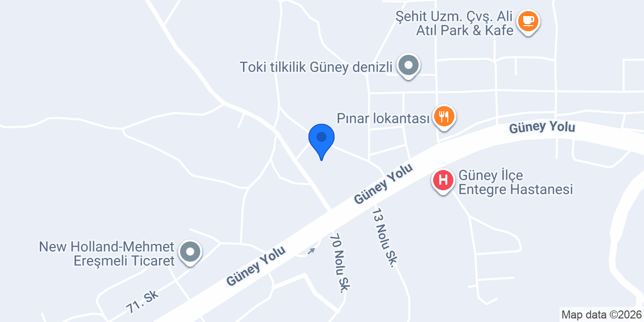 Güney Çok Programlı Anadolu Lisesi konumu