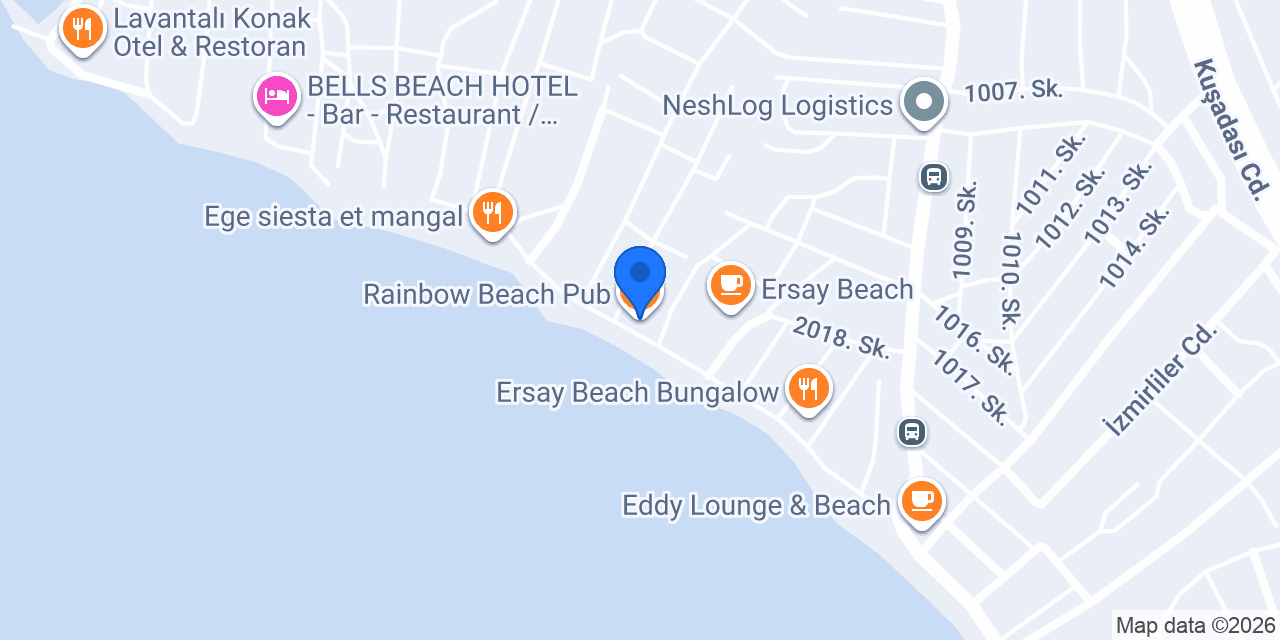 Rainbow Beach Pub konumu