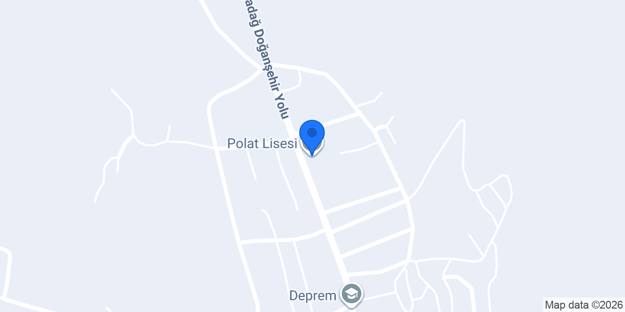Polat Lisesi konumu