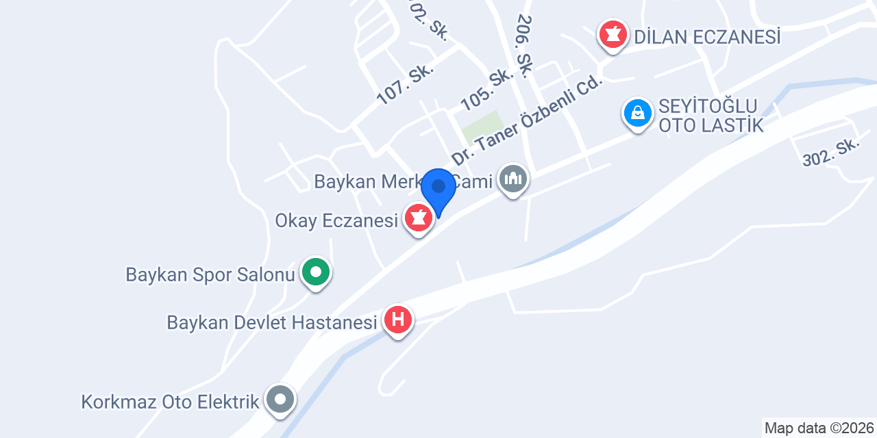 Özkan Eczanesi konumu