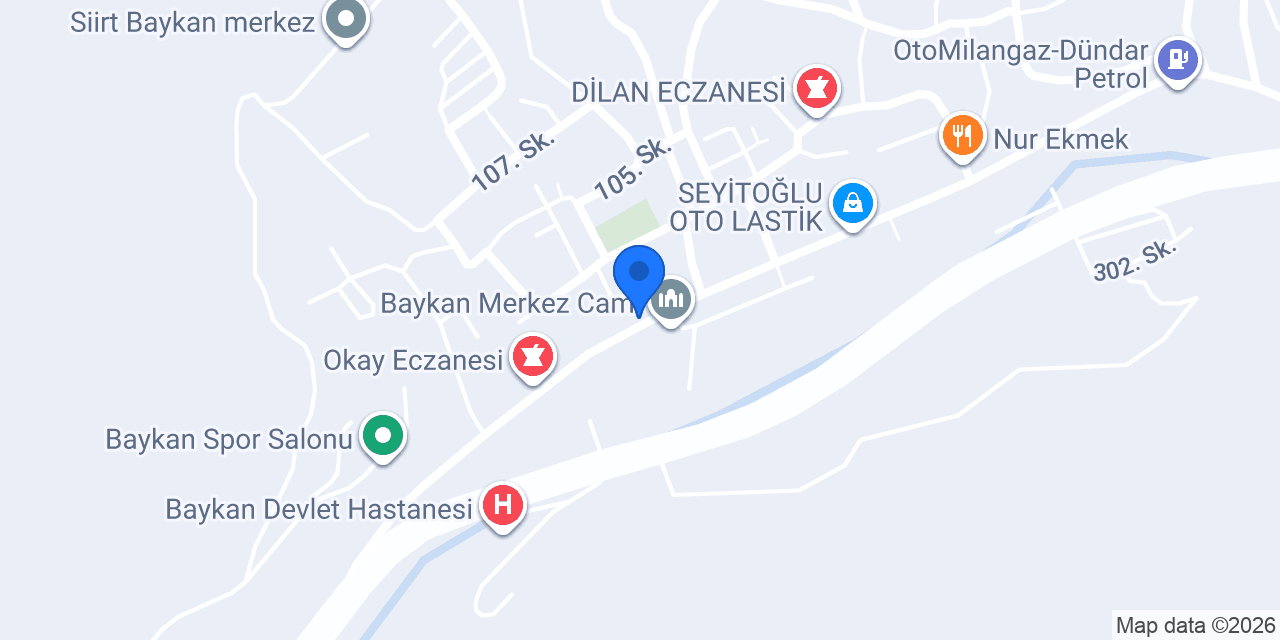 BAYKAN NOTERLİĞİ konumu