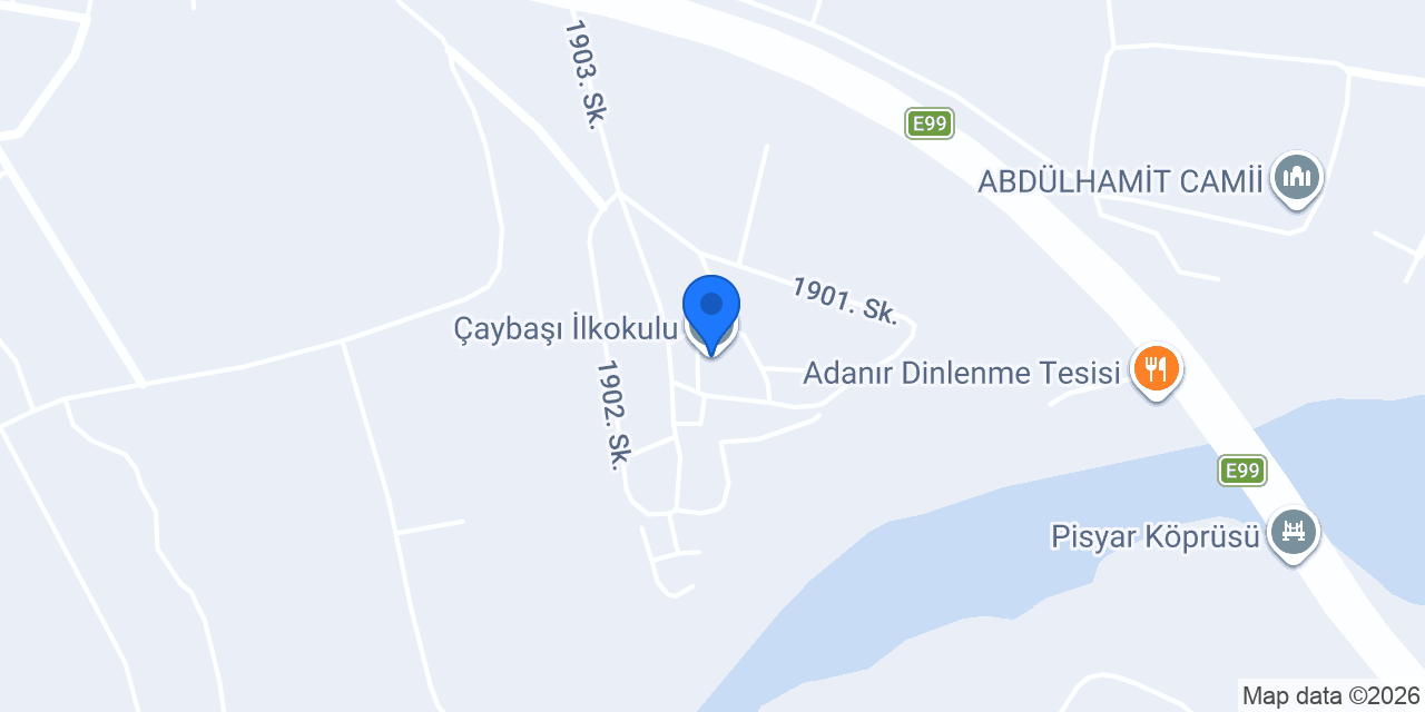 Çaybaşı İlkokulu konumu
