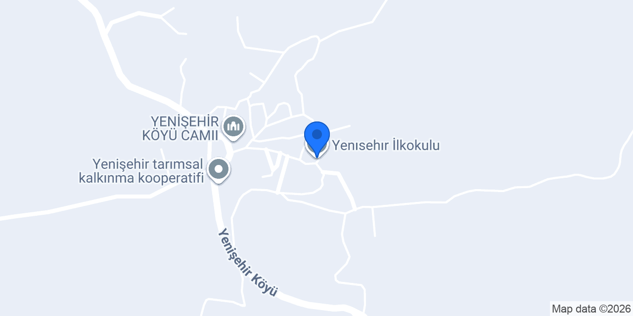 Yenısehır İlkokulu konumu