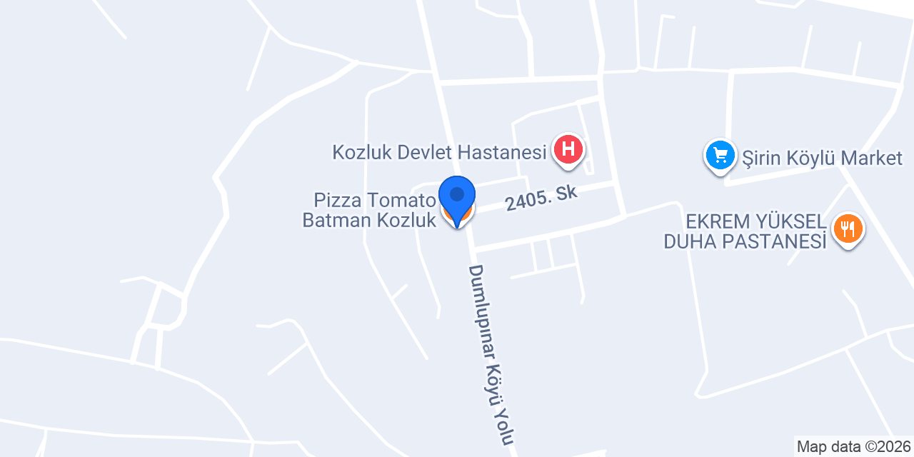 Pizza Tomato Batman Kozluk konumu