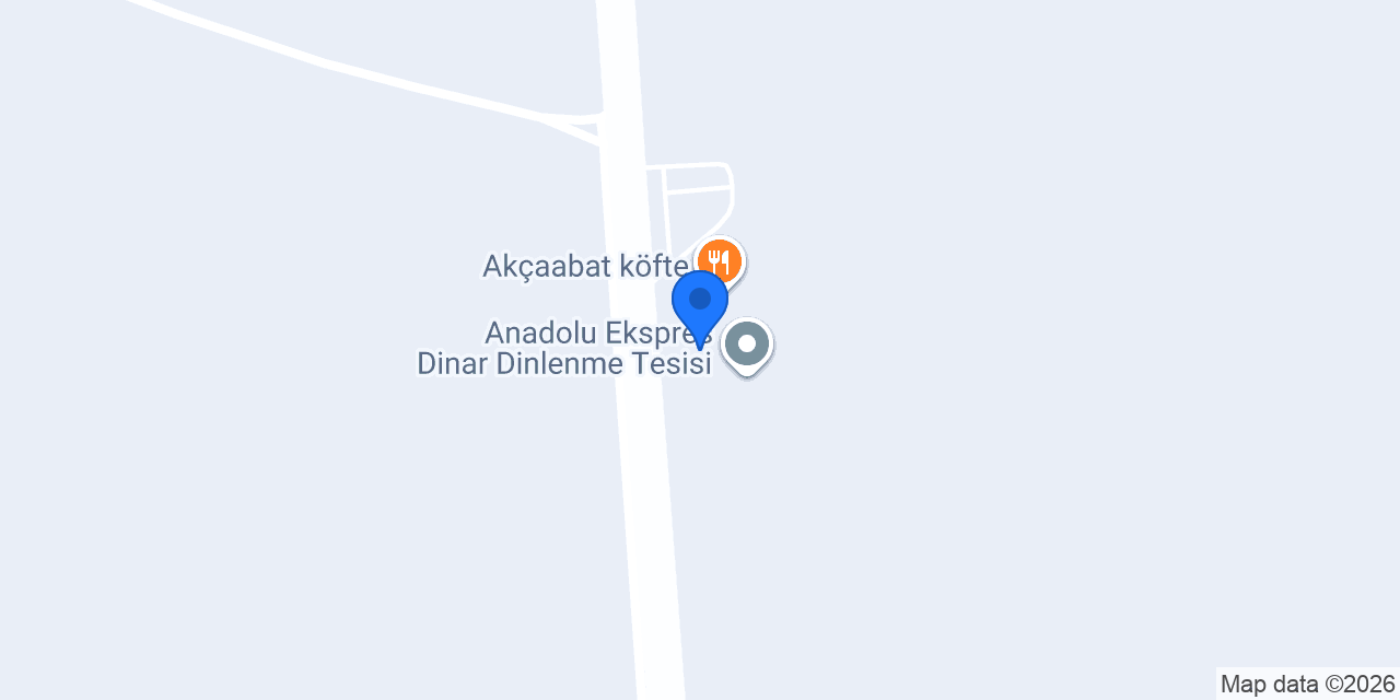 Dinar Park Tesisleri konumu