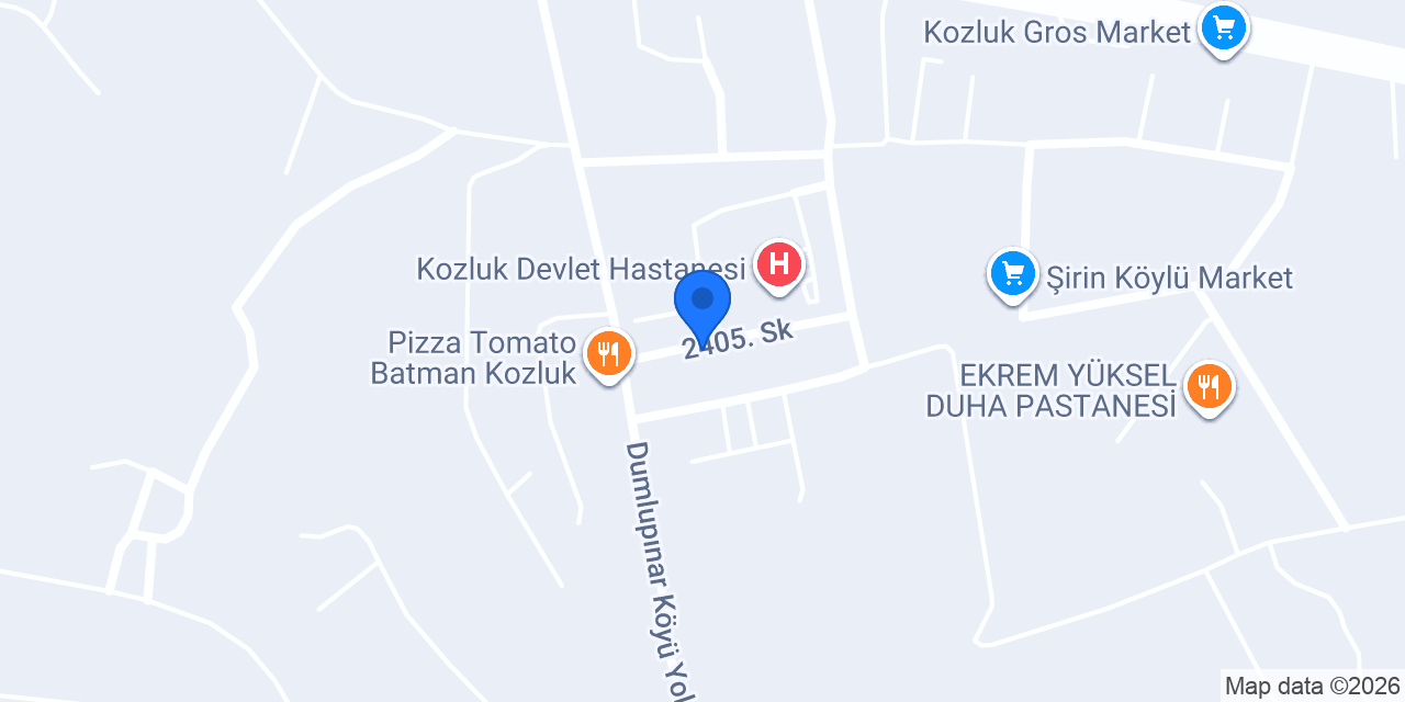Eczane Melik konumu