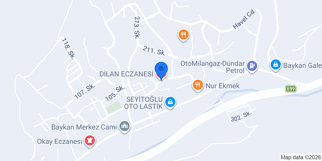 DİLAN ECZANESİ konumu
