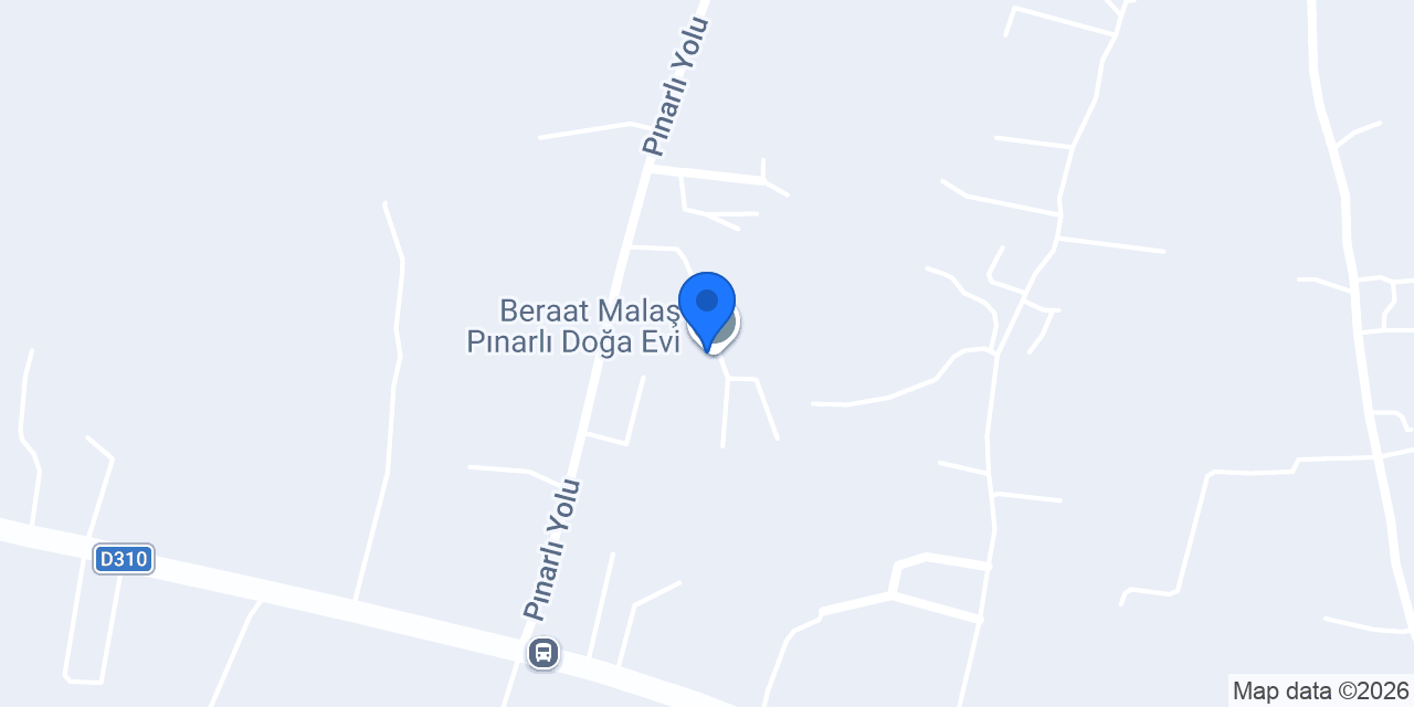 Beraat Malaş Pınarlı Doğa Evi konumu