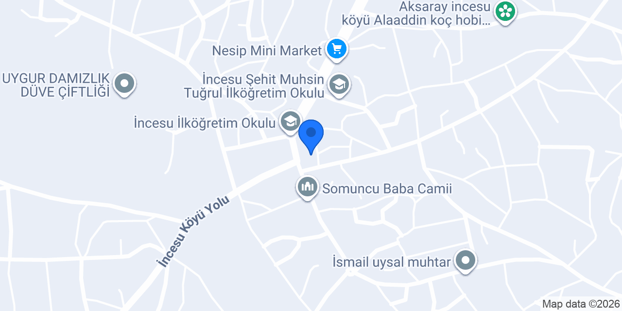 incesu etli ekmek konumu