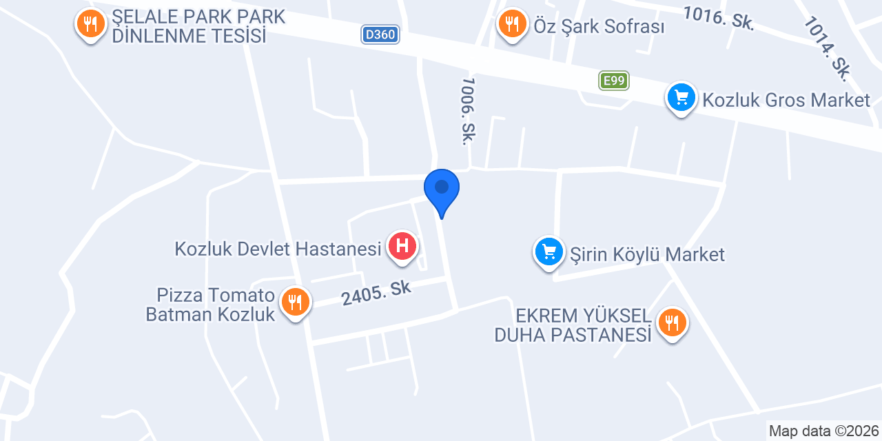 Kozluk Organizasyon konumu