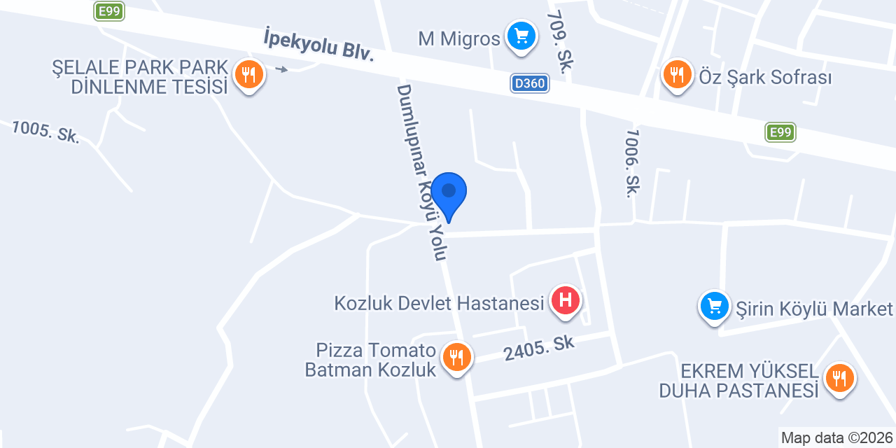 ÇETİN KAMERA konumu