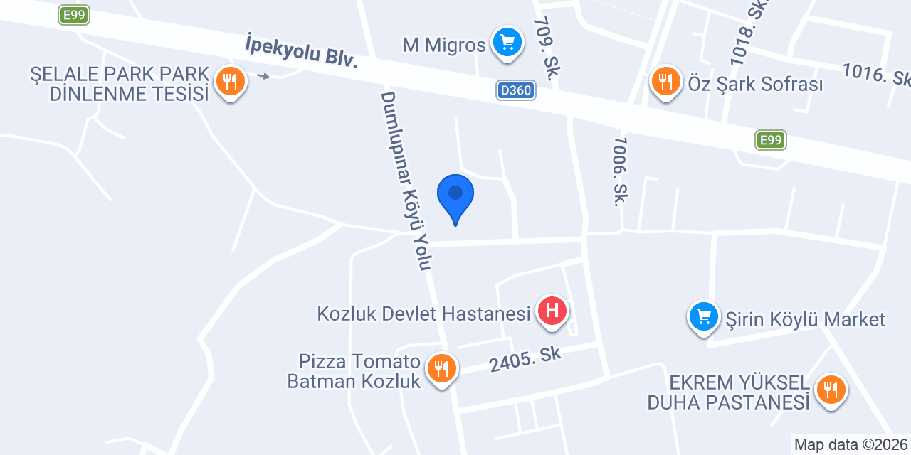 AK EMLAK konumu