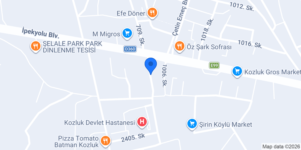 KOZLUK REKLAM konumu