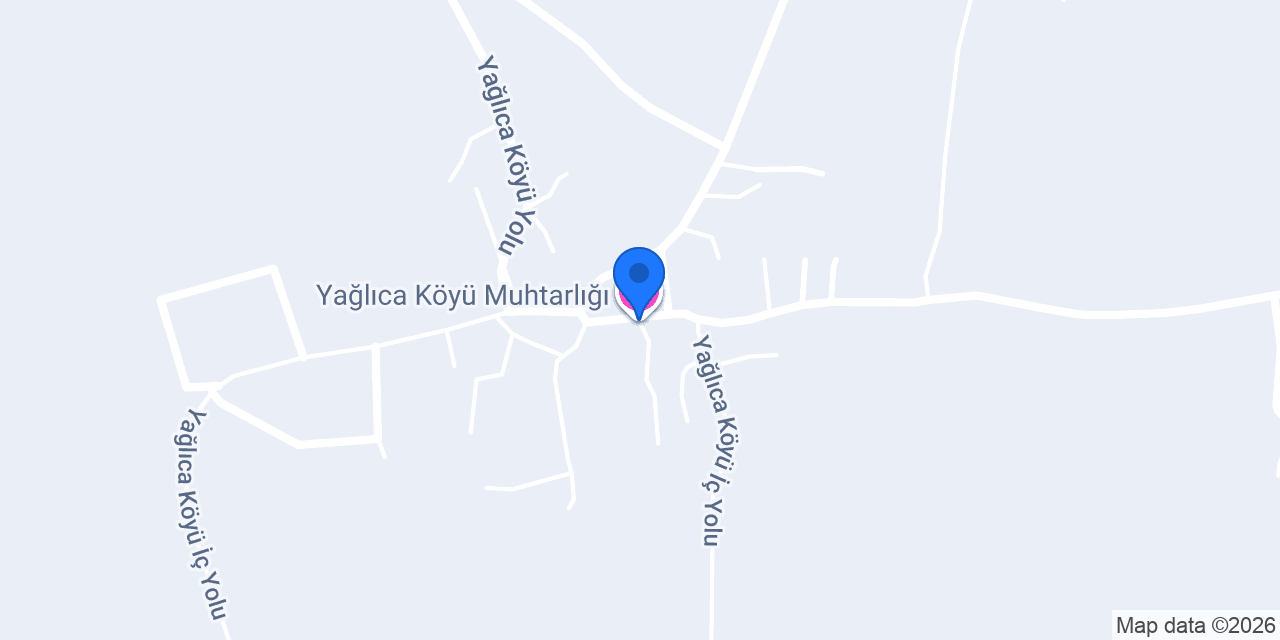 Yağlıca Köyü Muhtarlığı konumu