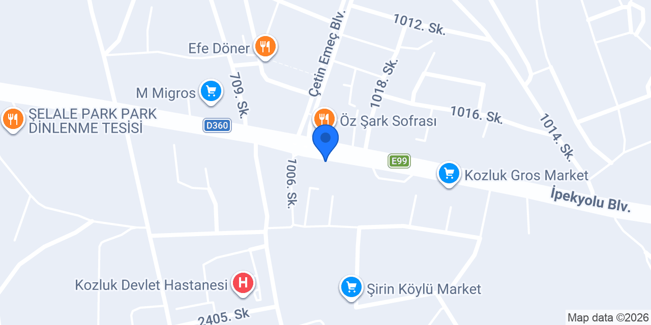 Yaprak tantuni konumu