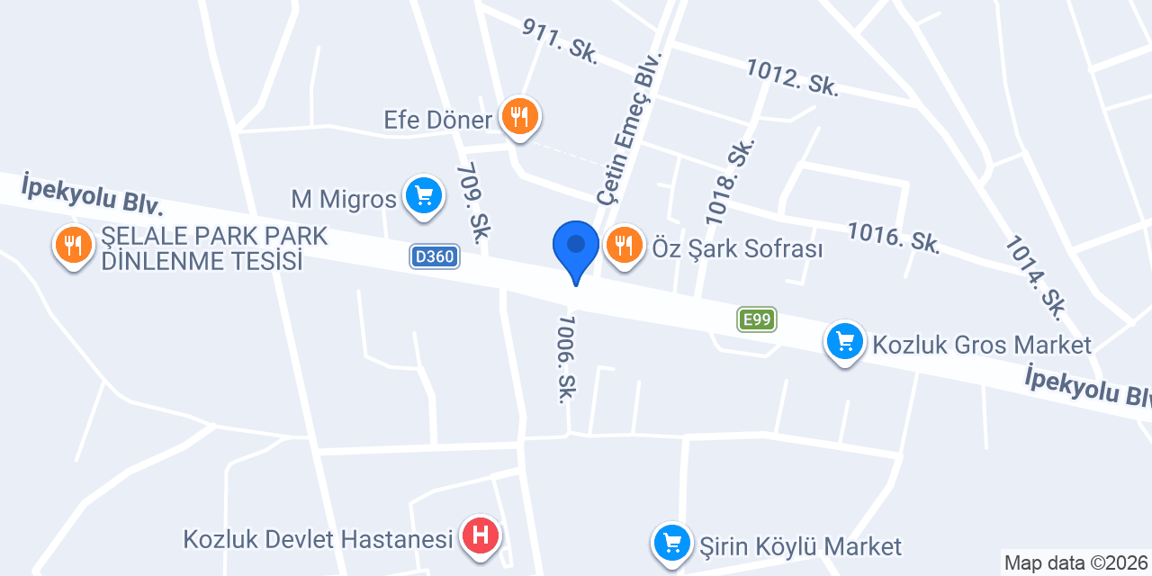 Kozluk Meşhur Sarıyer Börekçisi konumu
