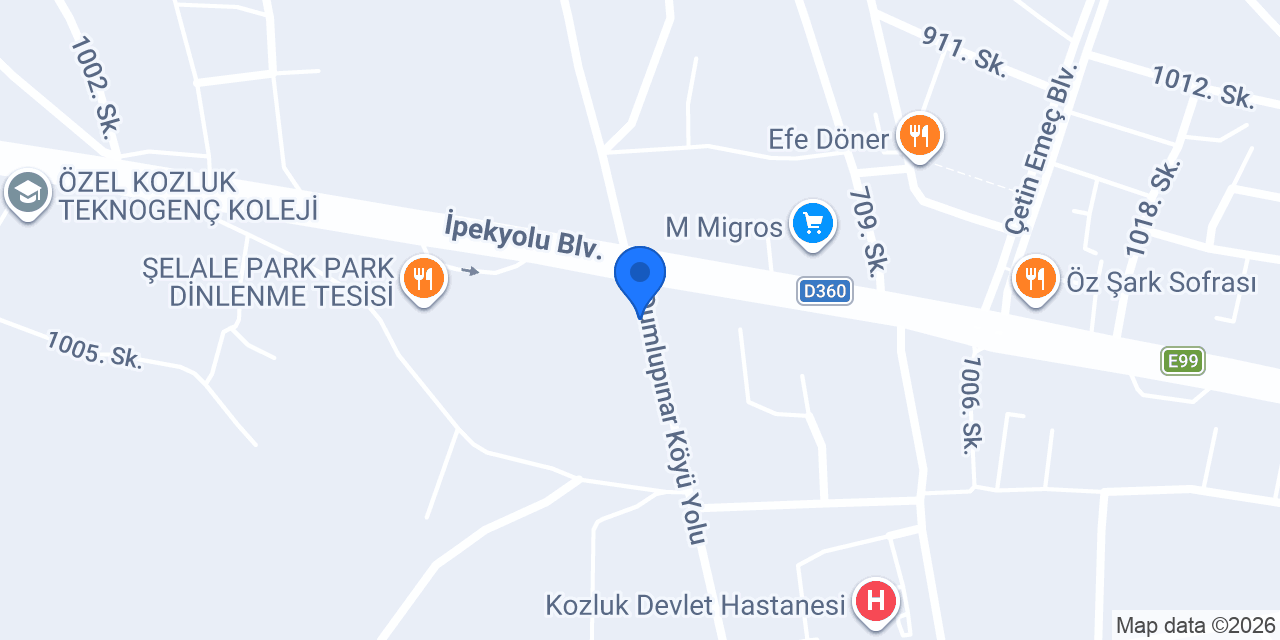 Begonvil Çiçek Çikolata Hediyelik Eşya konumu