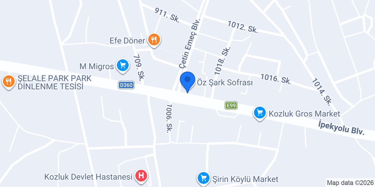 Emek Kırtasiye kozluk konumu