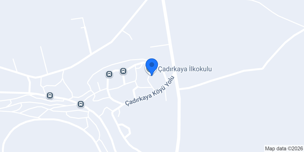Çadırkaya İlkokulu konumu