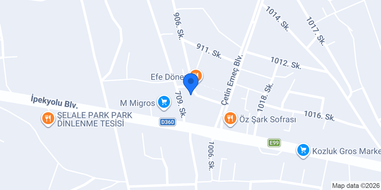 KOZLUK VETERİNER KLİNİĞİ konumu
