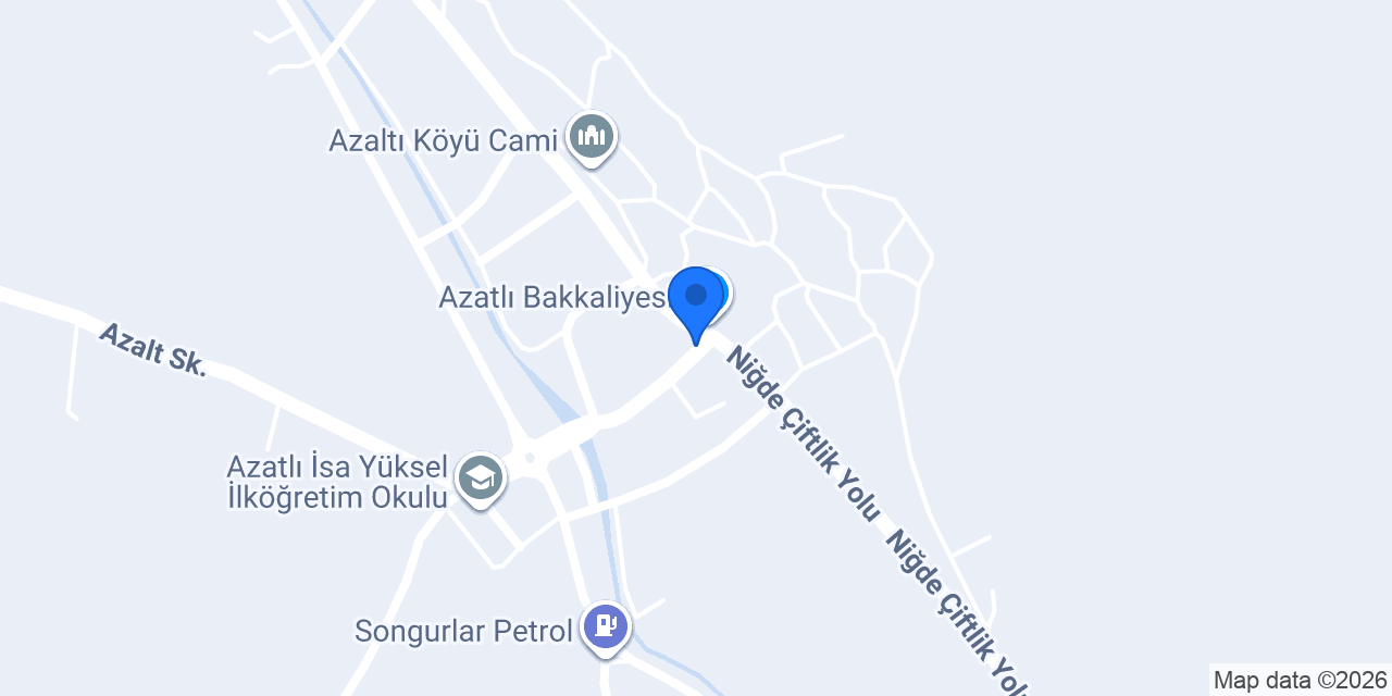 Azatlı Sağlık Ocağı konumu