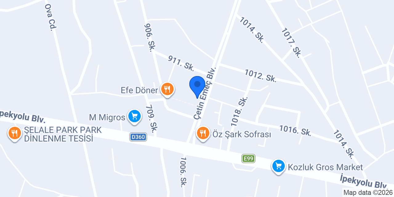 Ye.Doy Döner & Restoran konumu