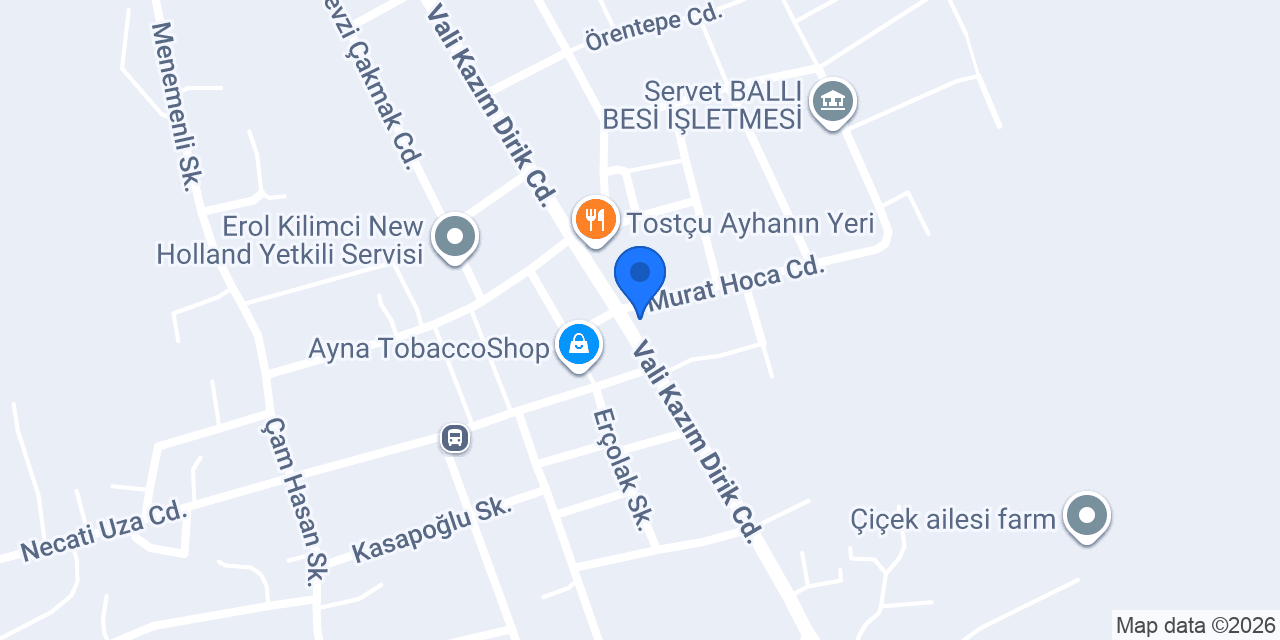 Demin Ticaret konumu