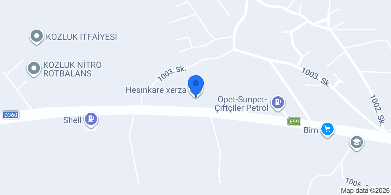 Hesınkare xerza konumu