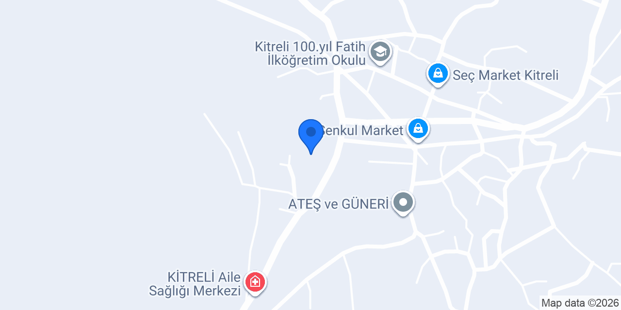 Kitreli 100.Yıl Fatih Ortaokulu konumu