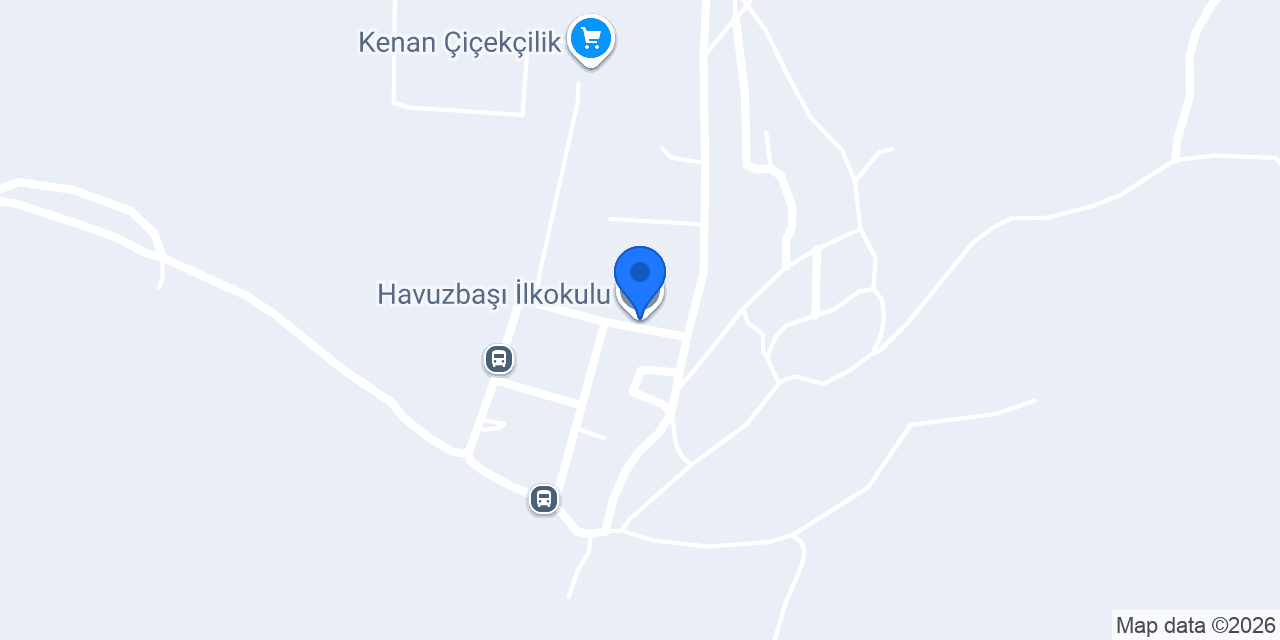 Havuzbaşı İlkokulu konumu