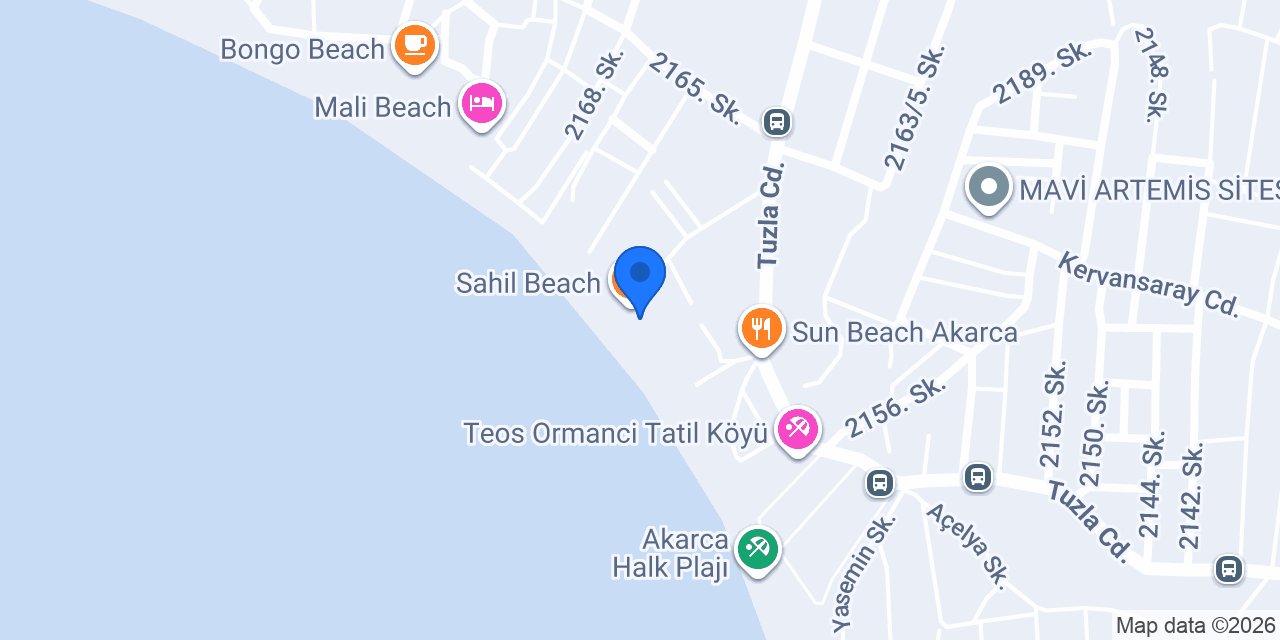 Sahil Beach konumu